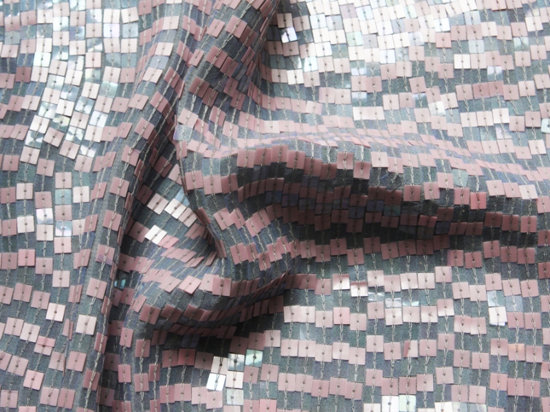 Sequins on Silk Chiffon3