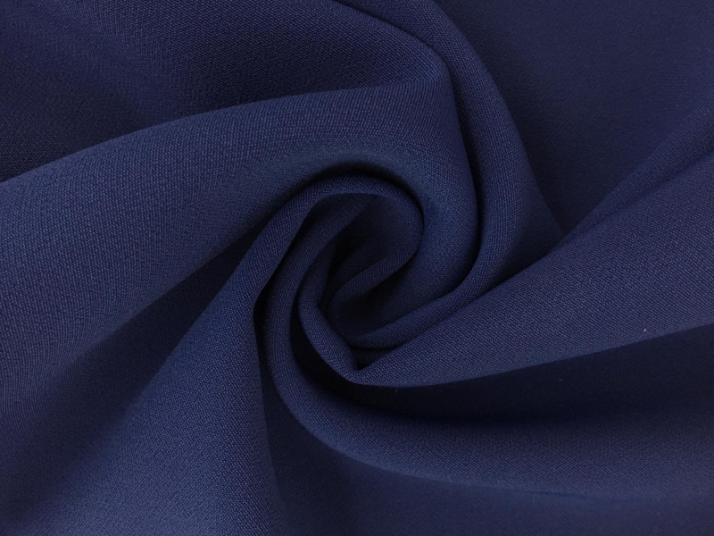 Polyester Stretch Crepe in Ultramarine0