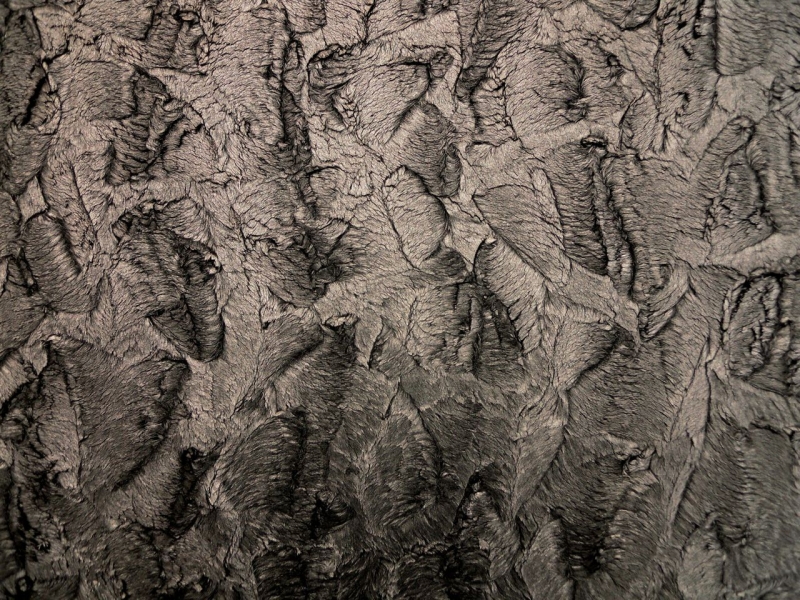 Laminated Metallic Faux Fur0