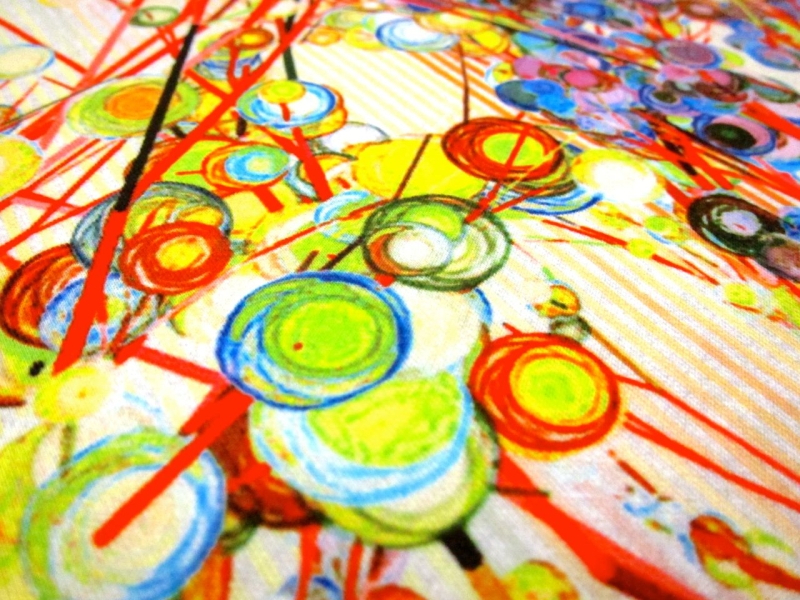 Scuba Knit With Abstract Print2