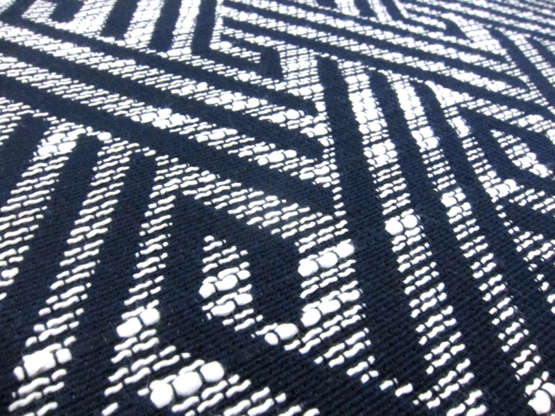 Cotton Poly Blend Ikat Tweed2