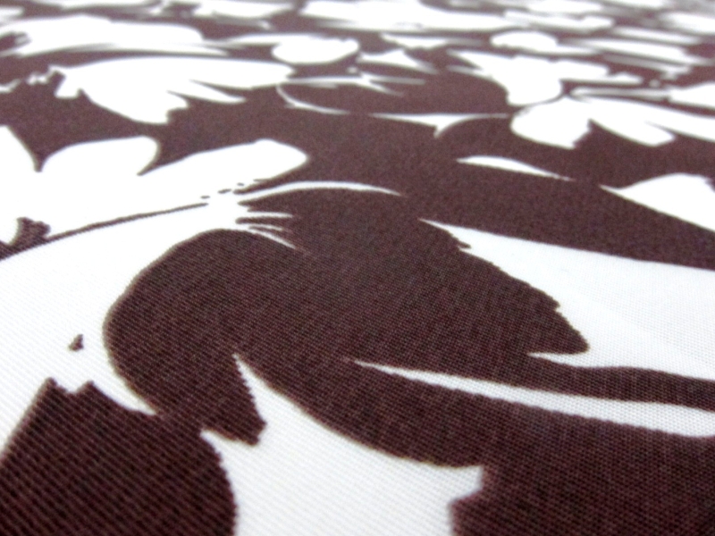 Printed Silk Satin Organza2