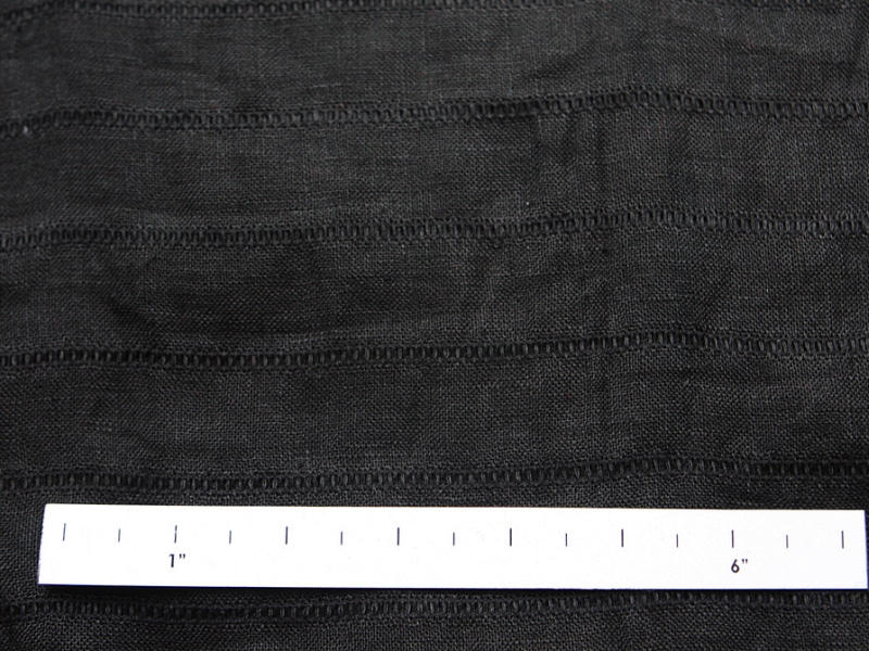 Linen Fagotting Black1