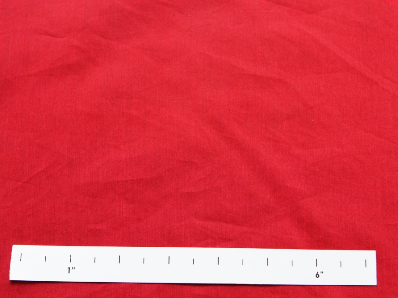 Silk Cotton Voile in Ruby1