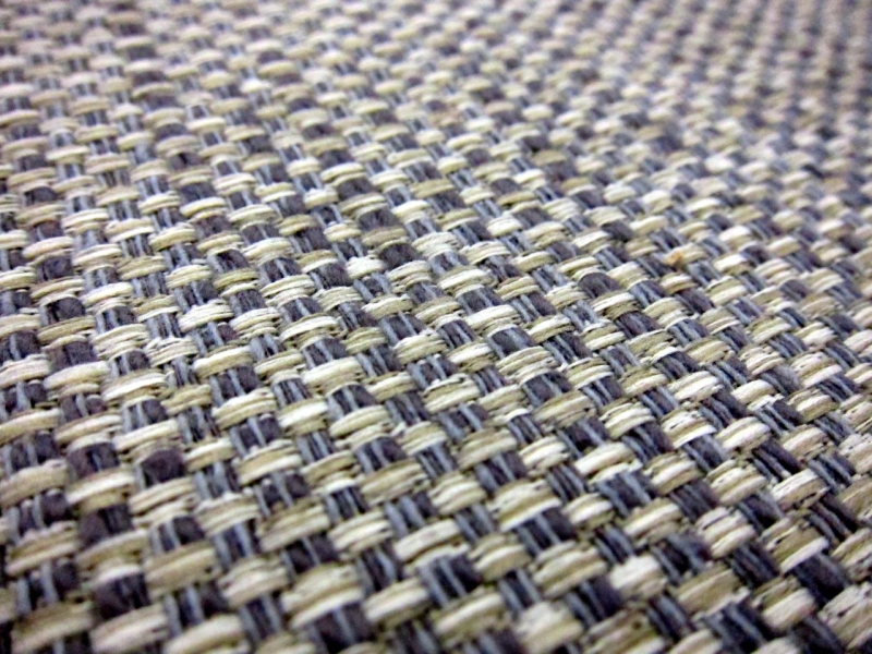 Cotton Blend Basketweave Upholstery in Granite2