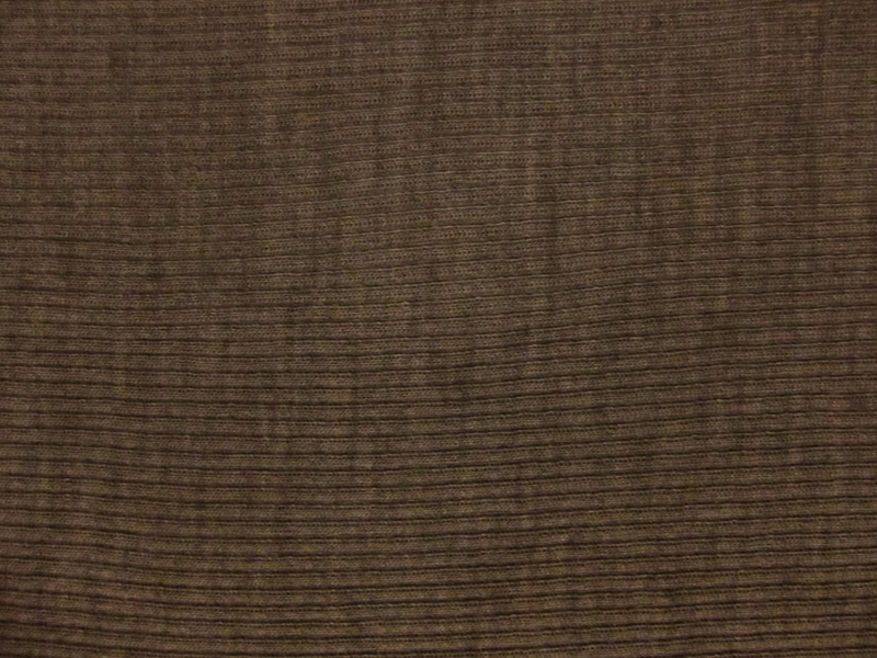 Virgin Wool Rib Knit in Mushroom2