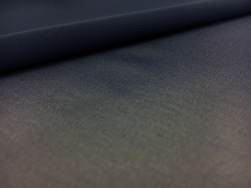 Japanese Polyester Chiffon in Navy0