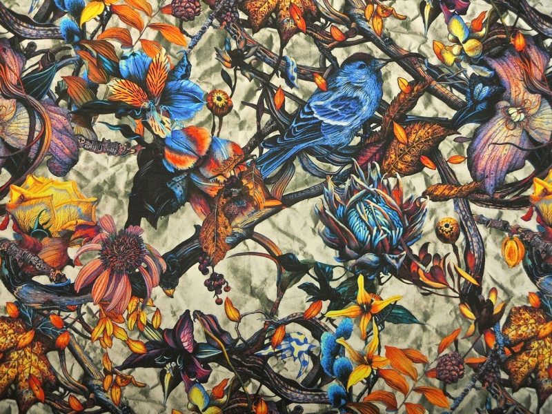 Printed Silk Chiffon 