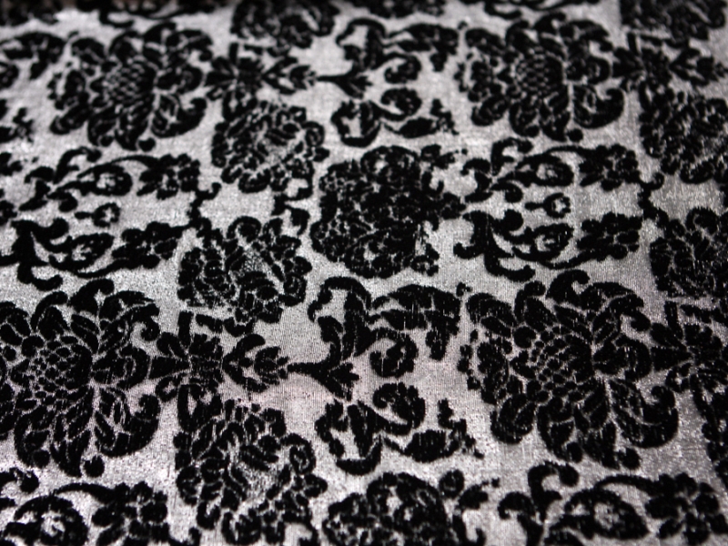 Silk Rayon Lurex BurnOut Velvet2
