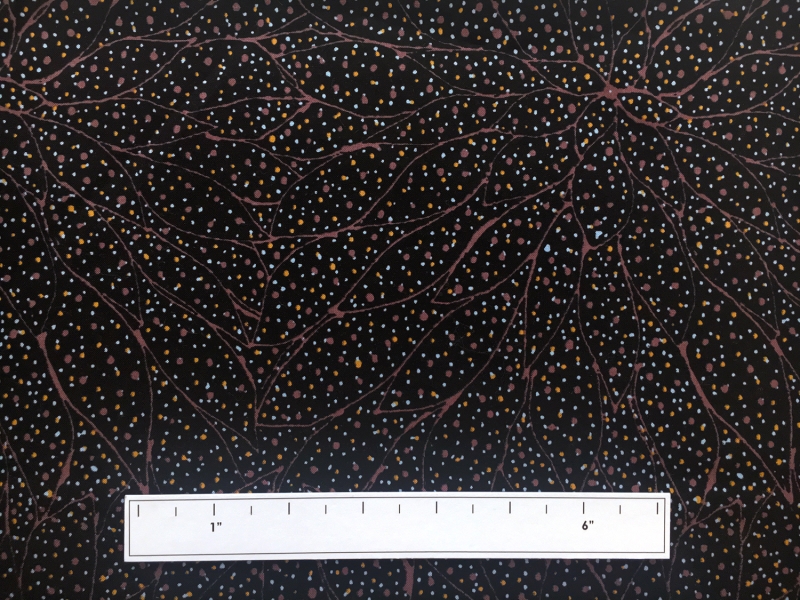 Australian Cotton Print With Aboriginal Motif3