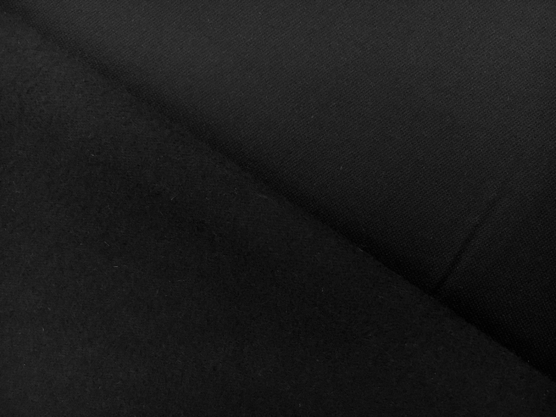 Italian Cotton Vellutino Pocketing in Black0