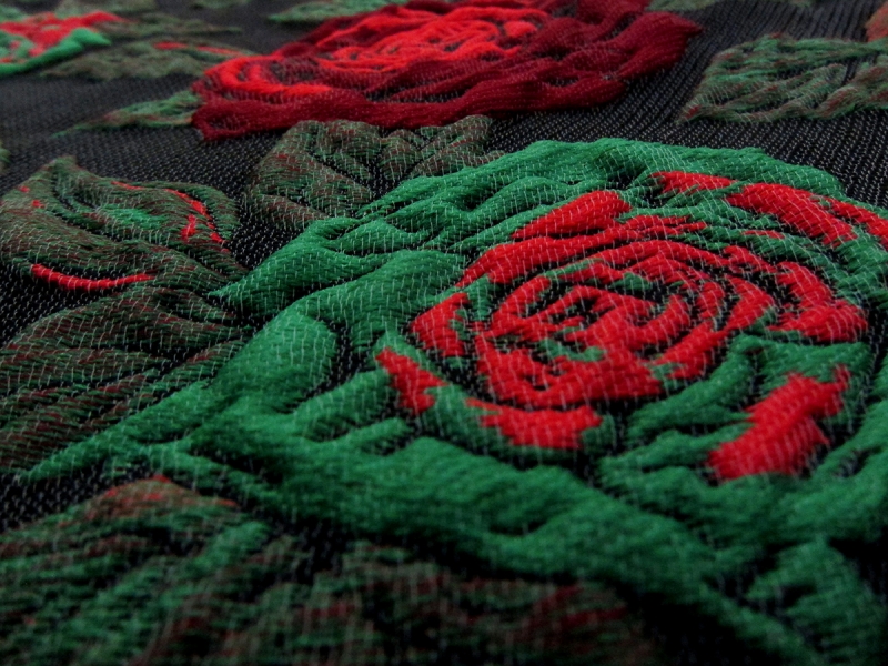 Polyester and Nylon Blend Brocade1