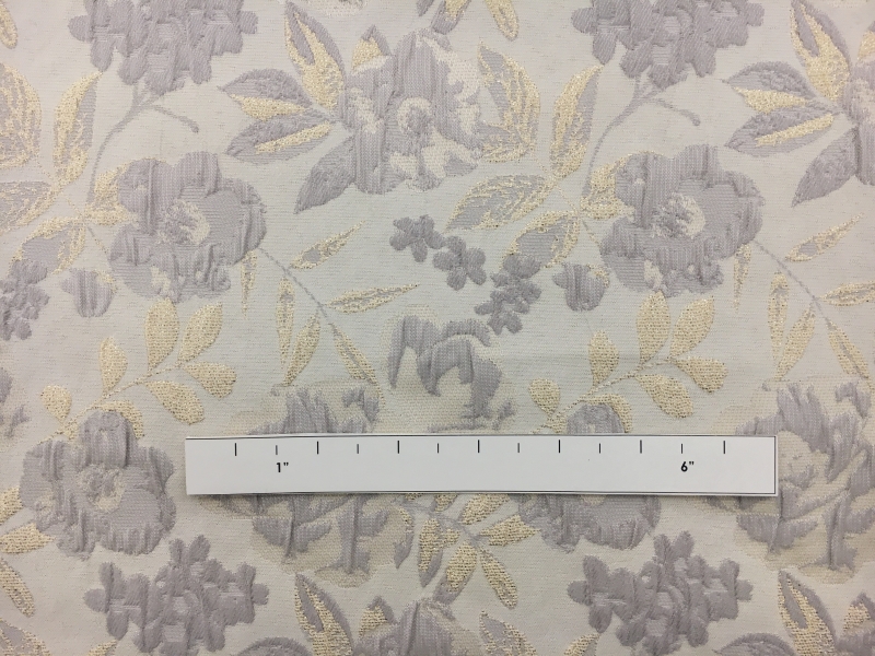 Metallic Brocade with Florals 1