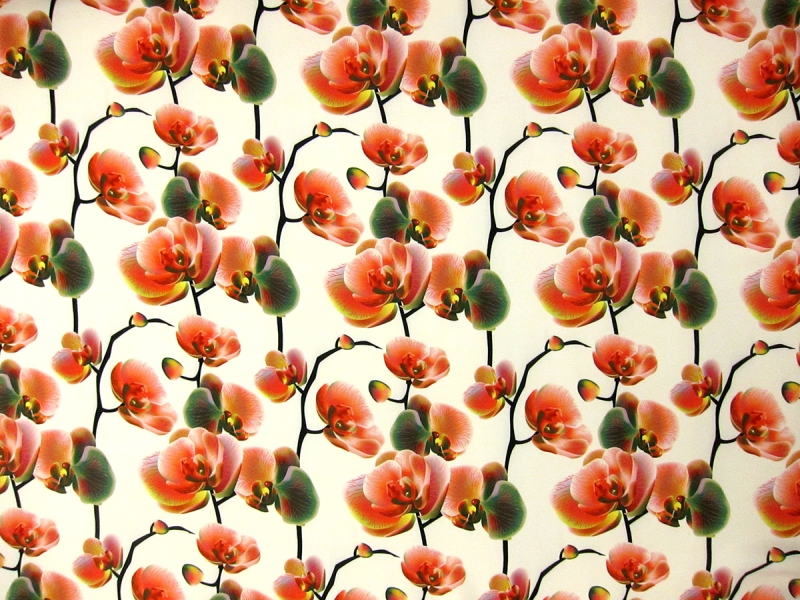 Printed 4Ply Silk Crepe0