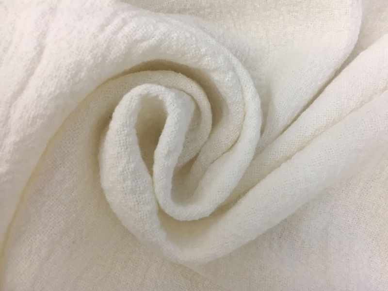 Linen Cotton Crinkle in Ivory1