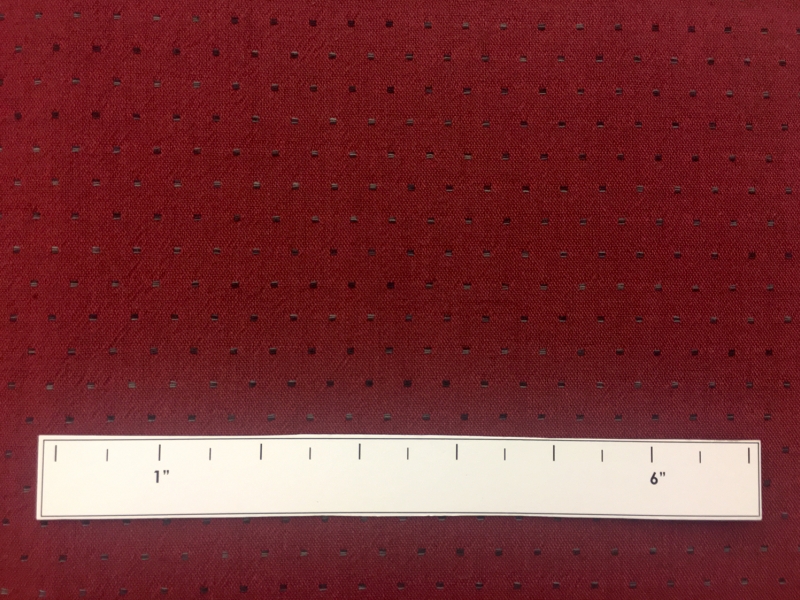 Japanese Cotton Woven Dots Novelty in Red1