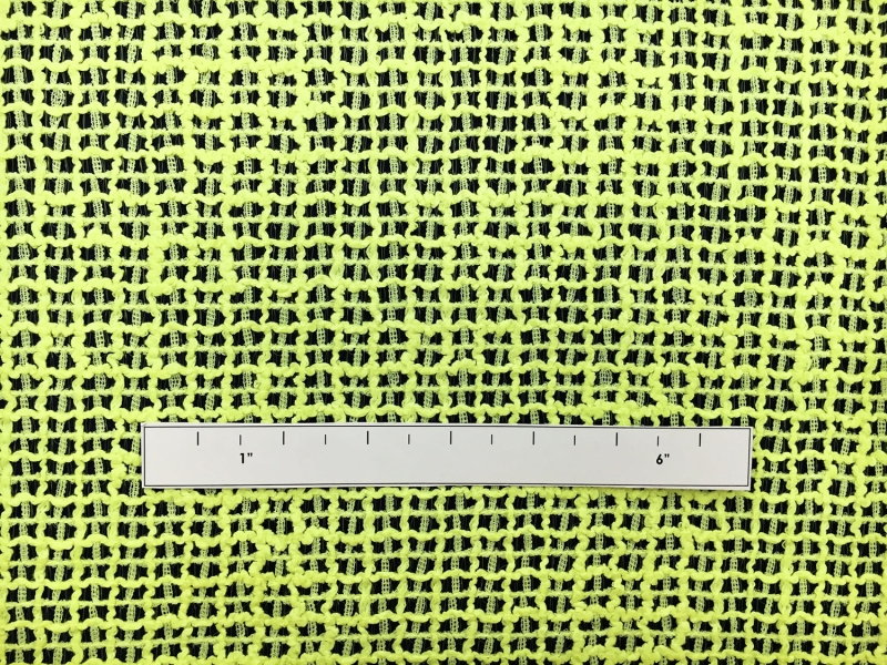 Calvin Klein Novelty Coated Nylon and Acetate Mesh in Neon Yellow1