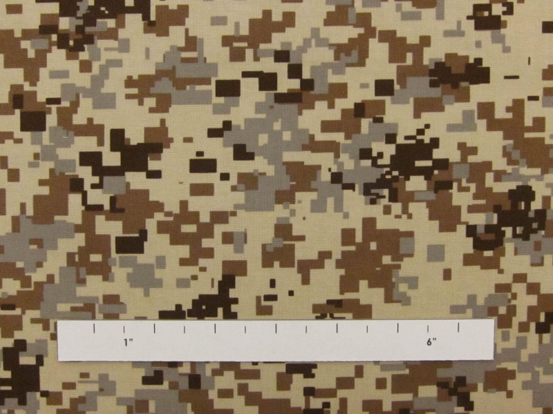 Cotton Broadcloth Camouflage Print1