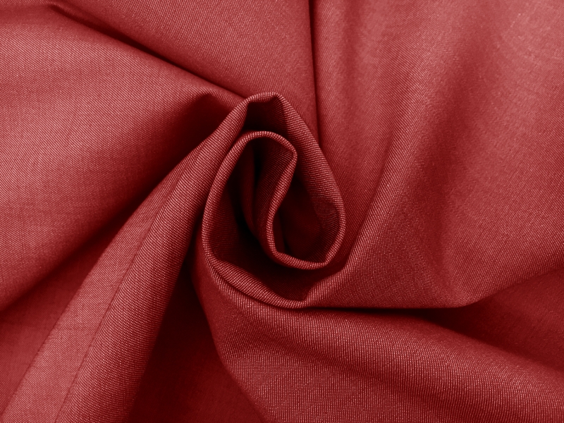 Fine Cotton Chambray in Red1