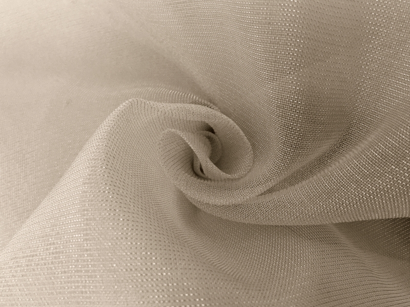 Nylon Viscose Poly Mesh In Light Gold1