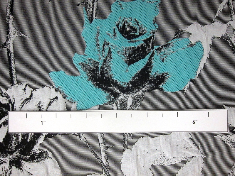 SALE PIECE Polyester and Viscose Blend Cloqué2