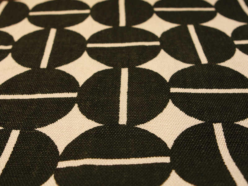 Linen Upholstery Geometric Print2