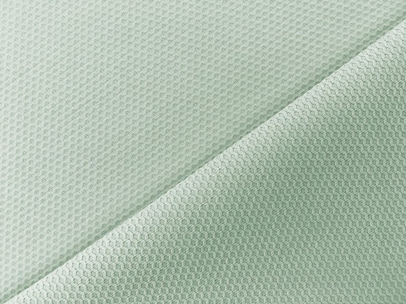 Italian Cotton Lycra Pique in Aqua1