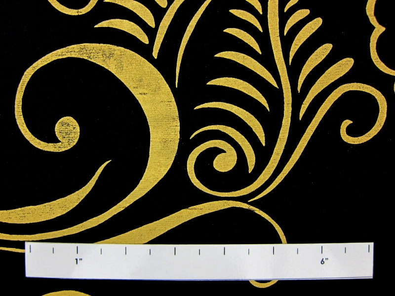 Metallic Print Silk Doupioni1