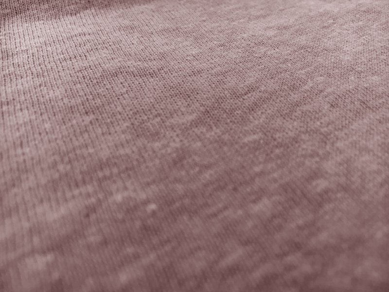 Hemp and Organic Cotton Jersey in Mauve0