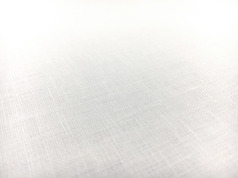 Belgian Handkerchief Linen in Oyster White0