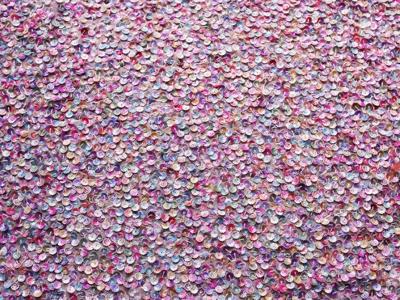 Novelty Sequins on Silk Chiffon0