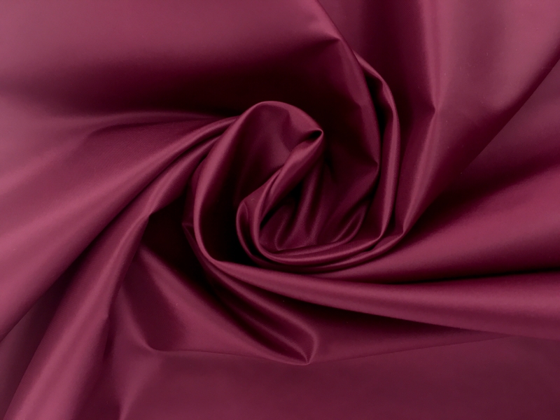 Japanese Nylon Ciré Rainwear In Berry0