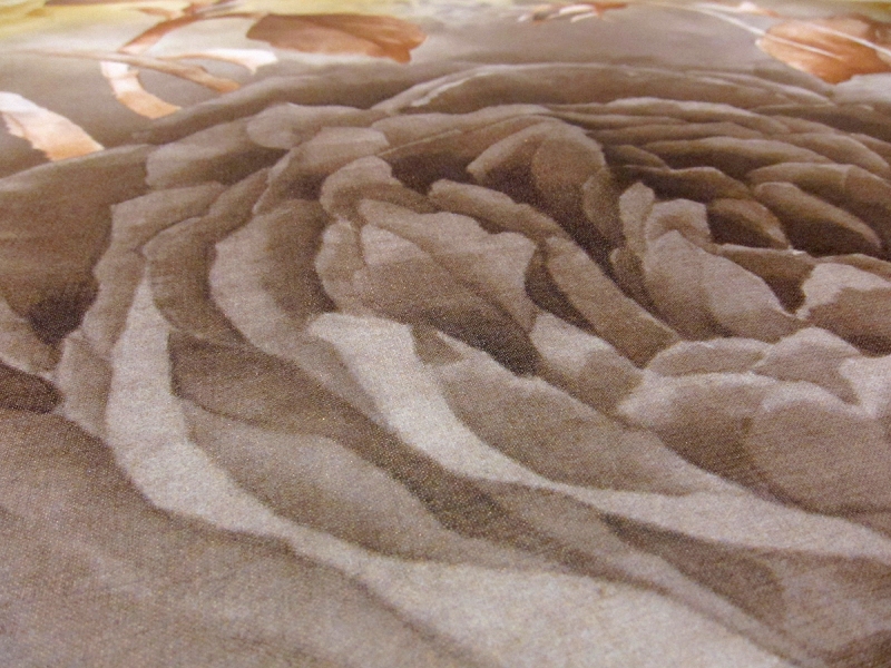 Metallic Printed Silk Chiffon1