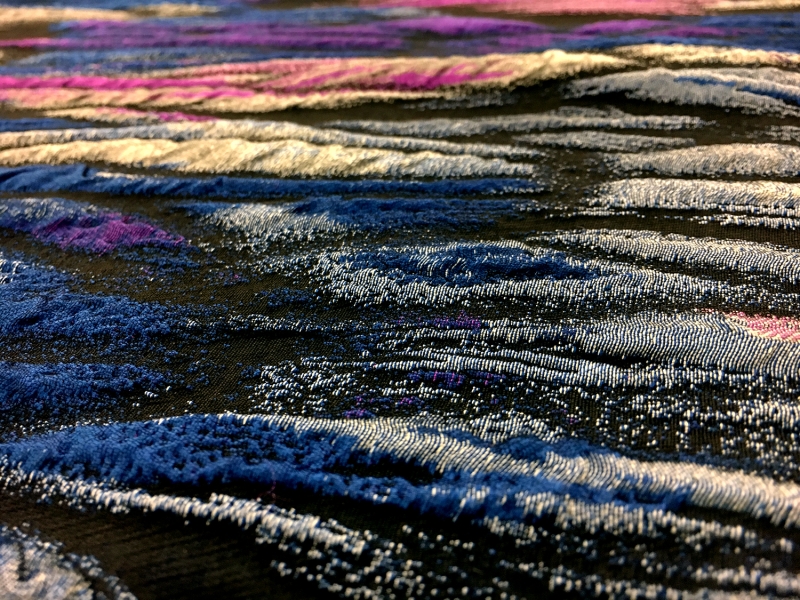 Christian Siriano Abstract Silk Blend Cloque 2