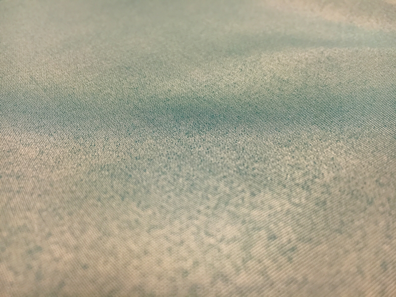 Microfiber Silver Metallic Chiffon in Teal1