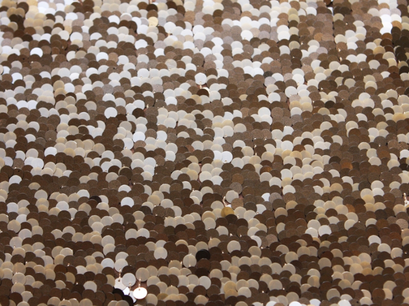 Novelty Paillettes on Silk Chiffon0