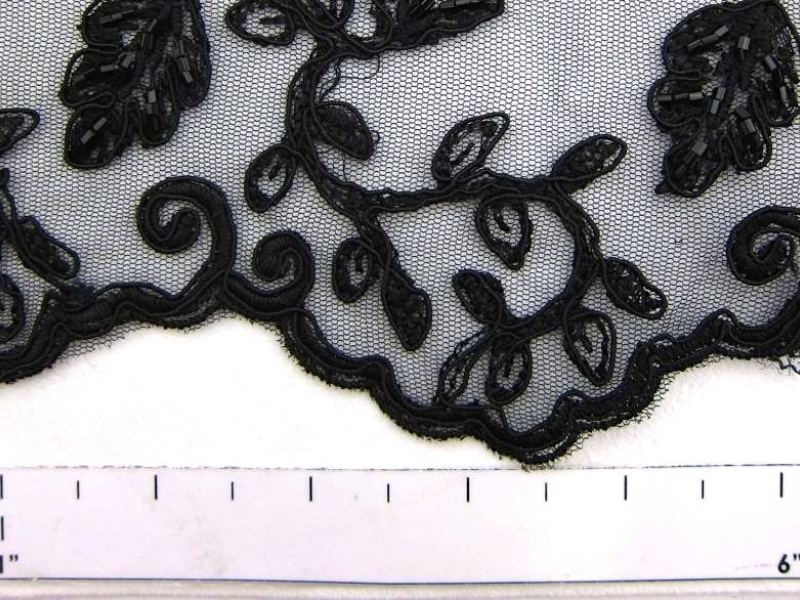 Hand Beaded Embroidered Illusion1