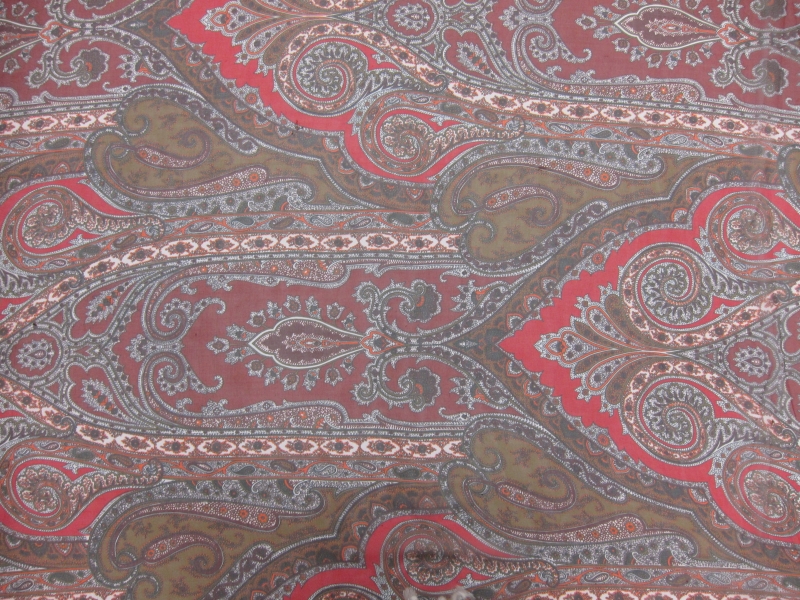 Printed Iridescent Silk Chiffon1