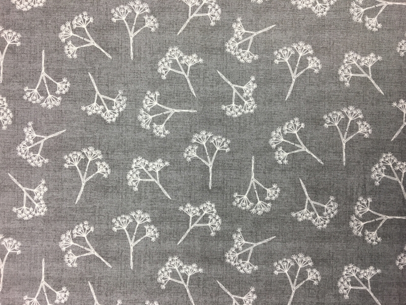 Cotton Broadcloth Print with Baby's Breath 0