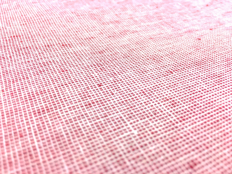 Homespun Two Toned Linen Cotton Blend in Scarlet2