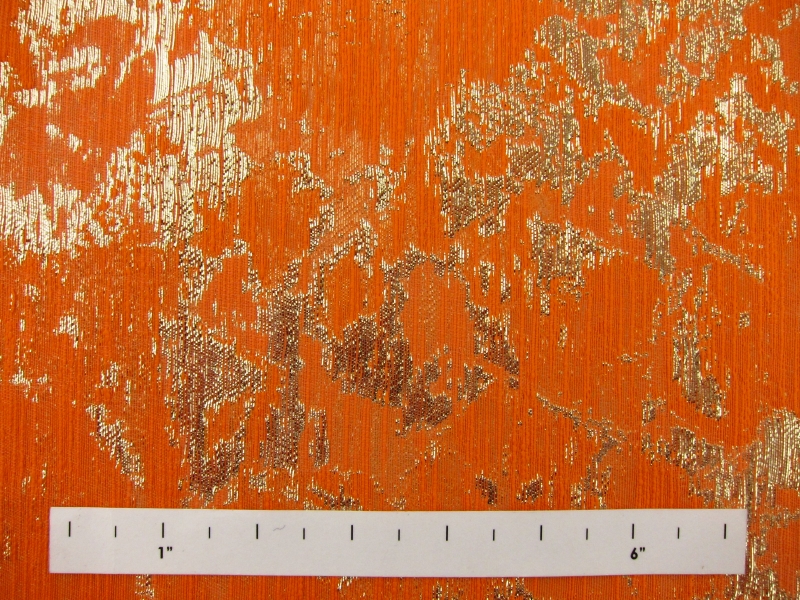 Metallic Silk Cotton Blend Damask0