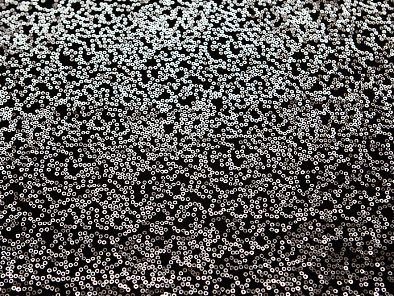 Sequins on Stretch Velvet0