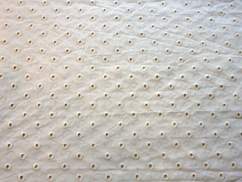 Cotton Eyelet in Cream1