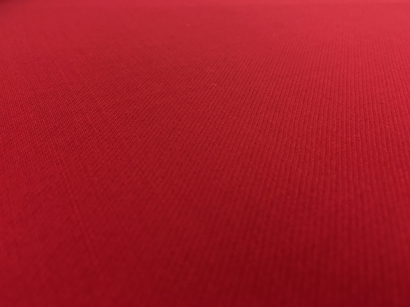 Italian Wool Satin Faille in Red3