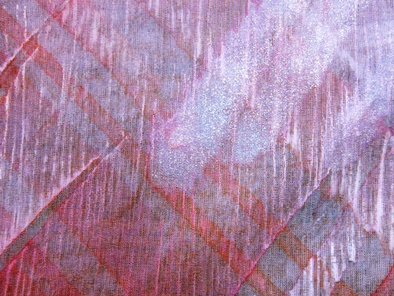 Hand Painted Silk Organza2