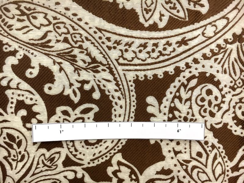 Extra Wide Doubleface Jacquard Large Paisley Pattern3