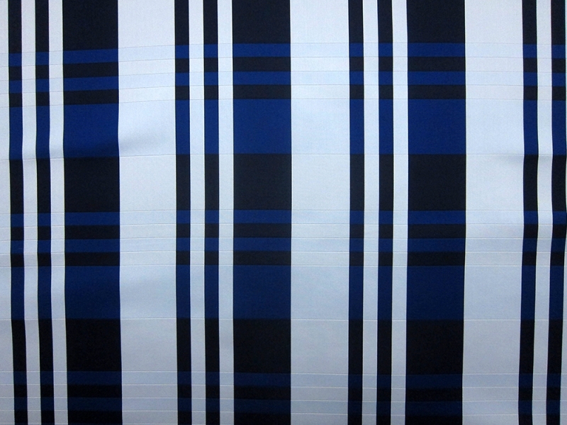 Silk Double Face Satin Stripe0