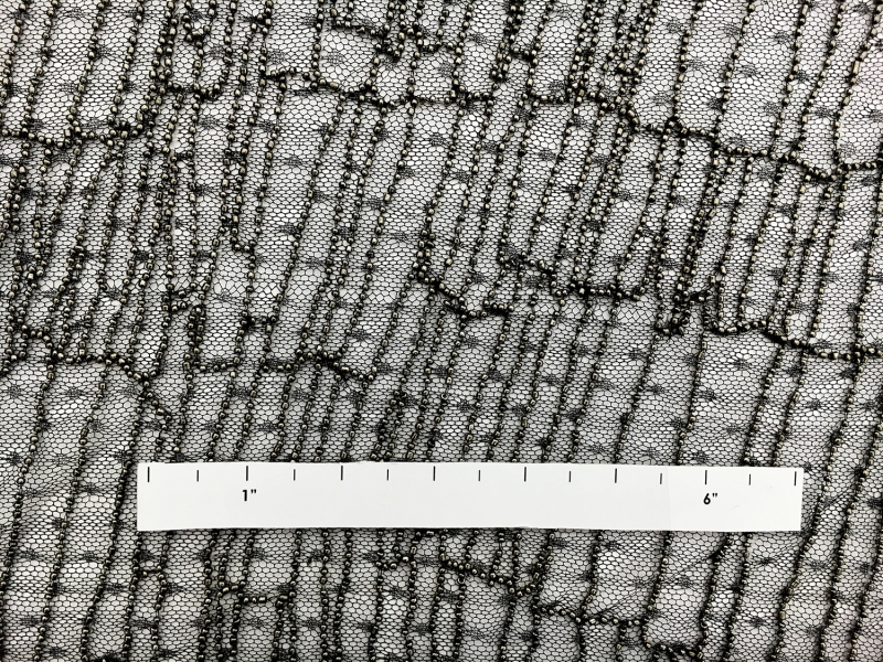 Novelty Beaded Point d'Esprit1