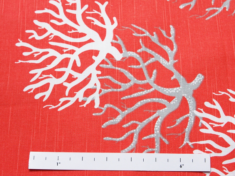 Cotton Canvas Corals Print1