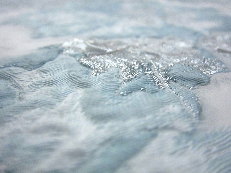 Silk Blend Metallic Fil Coupé Cloqué1